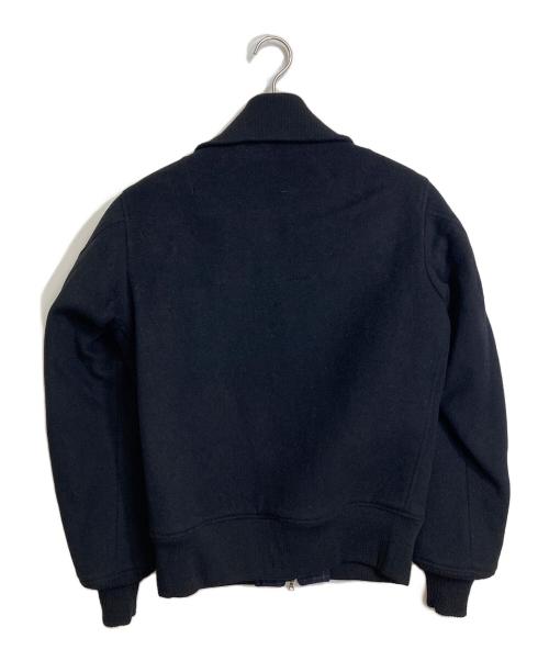 SASQUATCHfabrix.（サスクワッチファブリックス）SASQUATCHfabrix. (サスクワッチファブリックス) ウールフライトジャケット ブラック サイズ:Mの古着・服飾アイテム