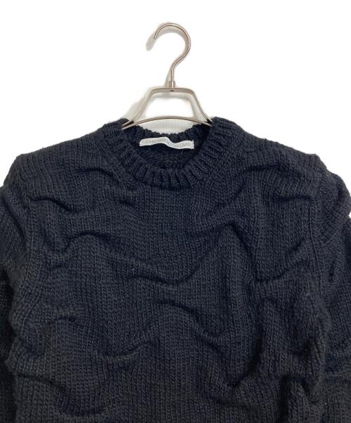 JOHN LAWRENCE SULLIVAN（ジョン ローレンス サリバン）JOHN LAWRENCE SULLIVAN (ジョン ローレンス サリバン) ニット　ウールニット ブラック サイズ:Mの古着・服飾アイテム