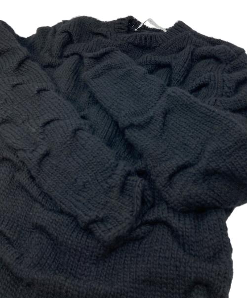 JOHN LAWRENCE SULLIVAN（ジョン ローレンス サリバン）JOHN LAWRENCE SULLIVAN (ジョン ローレンス サリバン) ニット　ウールニット ブラック サイズ:Mの古着・服飾アイテム