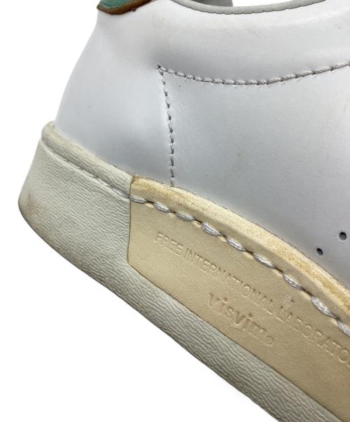 VISVIM（ビズビム）VISVIM (ビズビム) CORDA-FOLK　レザースニーカー ホワイト×グリーン サイズ:9の古着・服飾アイテム