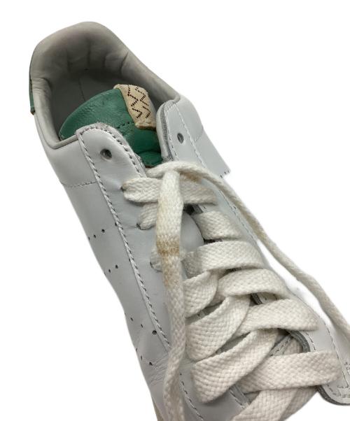 VISVIM（ビズビム）VISVIM (ビズビム) CORDA-FOLK　レザースニーカー ホワイト×グリーン サイズ:9の古着・服飾アイテム