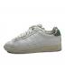 VISVIM (ビズビム) CORDA-FOLK　レザースニーカー ホワイト×グリーン サイズ:9：29000円