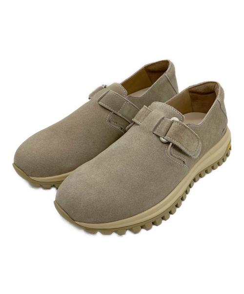 hobo（ホボ）hobo (ホボ) suncore (サンコア) STRAP SLIP ON SHOES COW SUEDE ベージュ サイズ:27の古着・服飾アイテム