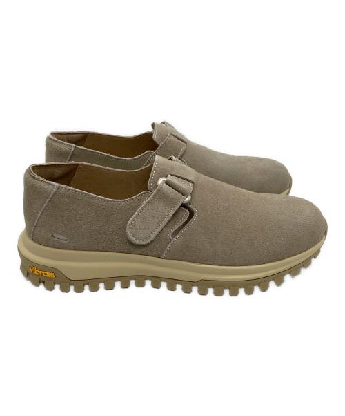 hobo（ホボ）hobo (ホボ) suncore (サンコア) STRAP SLIP ON SHOES COW SUEDE ベージュ サイズ:27の古着・服飾アイテム