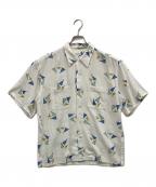 SOLARIS HATMAKERS&Co.ソラリス ハットメーカーズ）の古着「ATOMIC S/S OP SHIRT-TROPICANA」｜ホワイト
