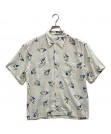 SOLARIS HATMAKERS&Co.（ソラリス ハットメーカーズ）の古着「ATOMIC S/S OP SHIRT-TROPICANA」｜ホワイト
