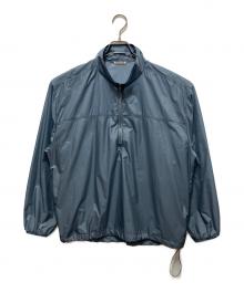 AURALEE（オーラリー）の古着「LIGHT NYLON HALF ZIP P/O」｜ブルー