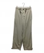 ATONエイトン）の古着「HIGH TWIST NYLON UTILITY PANTS」｜ライトベージュ