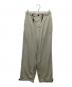 ATON（エイトン）の古着「HIGH TWIST NYLON UTILITY PANTS」｜ライトベージュ