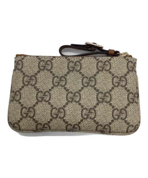 GUCCI（グッチ）GUCCI (グッチ) GGエンブレム キーポーチ ベージュの古着・服飾アイテム