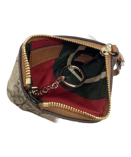 GUCCI（グッチ）GUCCI (グッチ) GGエンブレム キーポーチ ベージュの古着・服飾アイテム