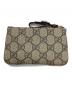 GUCCI（グッチ）の古着「GGエンブレム キーポーチ」｜ベージュ