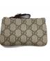 GUCCI (グッチ) GGエンブレム キーポーチ ベージュ：30000円