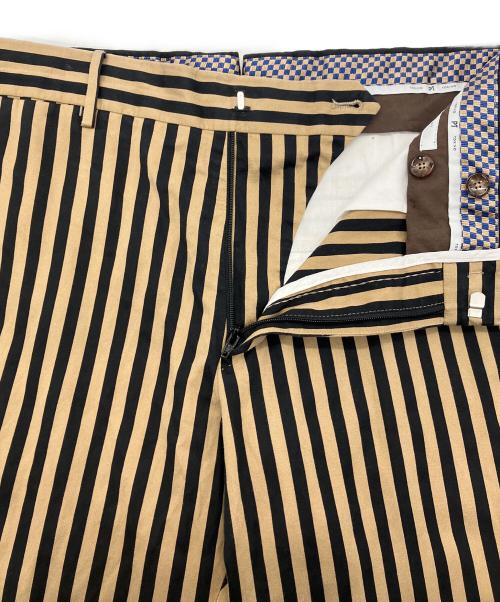 TORINO PT（ピーティートリノ）TORINO PT (ピーティートリノ) ストライプパンツ ベージュ サイズ:48の古着・服飾アイテム