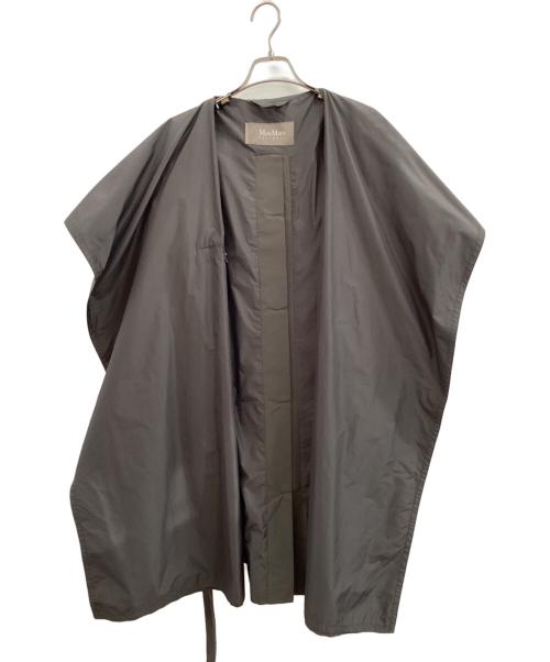 MaxMara RAINWEAR（マックスマーラ レインコート）MaxMara RAINWEAR (マックスマーラ レインコート) フーデッドコート グレー サイズ:38の古着・服飾アイテム