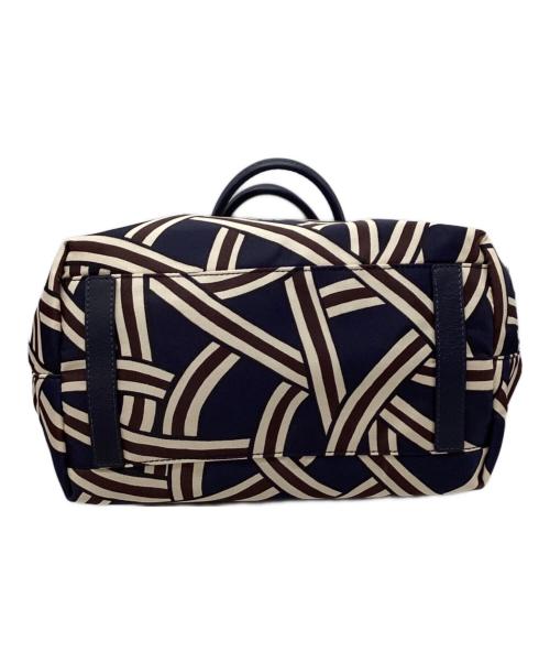 MaxMara（マックスマーラ）MaxMara (マックスマーラ) ナイロントートバッグ ネイビーの古着・服飾アイテム