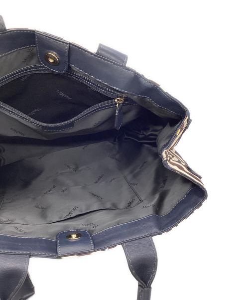 MaxMara（マックスマーラ）MaxMara (マックスマーラ) ナイロントートバッグ ネイビーの古着・服飾アイテム