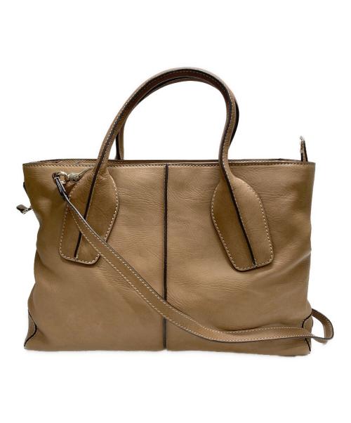 TOD'S（トッズ）TOD'S (トッズ) 2WAYショルダーバッグ ベージュ サイズ:FREEの古着・服飾アイテム