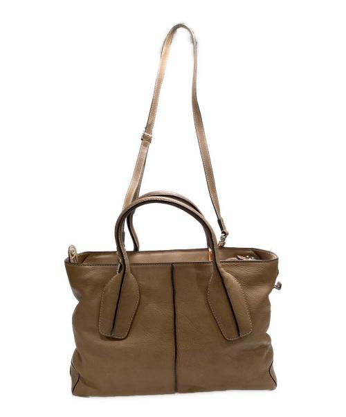 TOD'S（トッズ）TOD'S (トッズ) 2WAYショルダーバッグ ベージュ サイズ:FREEの古着・服飾アイテム