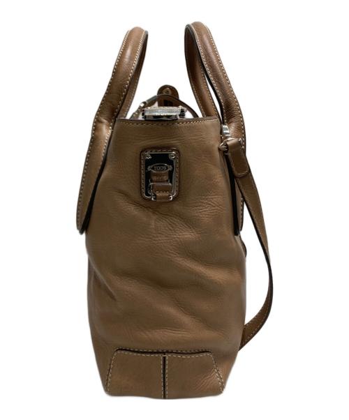 TOD'S（トッズ）TOD'S (トッズ) 2WAYショルダーバッグ ベージュ サイズ:FREEの古着・服飾アイテム