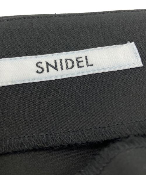 Snidel（スナイデル）Snidel (スナイデル) エンブロイダリーシアーレイヤードドレス ホワイト×ブラック サイズ:1の古着・服飾アイテム