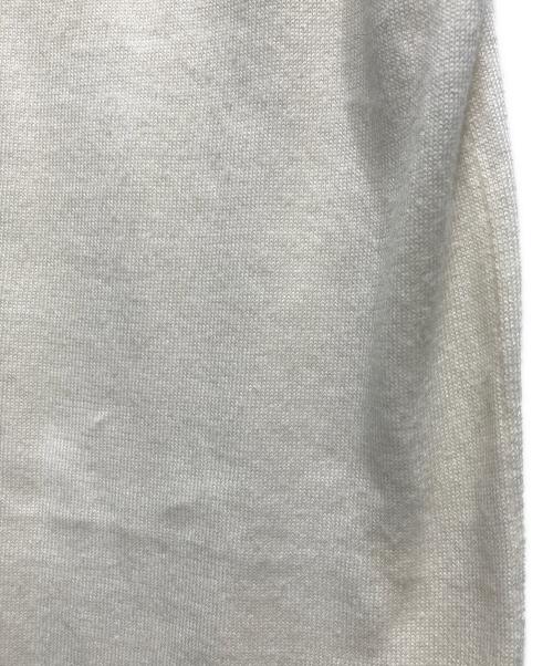 HERMES（エルメス）HERMES (エルメス) コットンシルクノースリーブニット ホワイト サイズ:34の古着・服飾アイテム