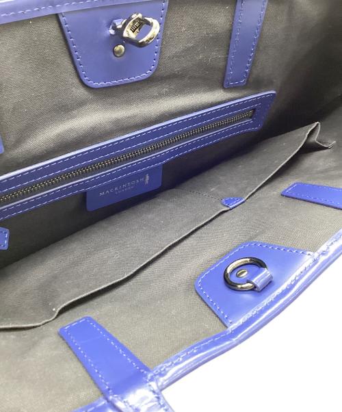 MACKINTOSH LONDON（マッキントッシュ ロンドン）MACKINTOSH LONDON (マッキントッシュ ロンドン) リュートートミニバッグ ブルーの古着・服飾アイテム