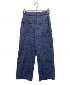 中古・古着通販】LOEFF (ロエフ) TW ナロー ボンタンパンツ グリーン
