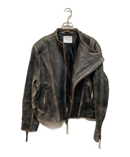 H&M ATELIER（エイチアンドエム アトリエ）H&M ATELIER (エイチアンドエム アトリエ) レザーバイカージャケット ブラック サイズ:Lの古着・服飾アイテム