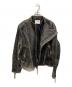 中古・古着 H&M ATELIER (エイチアンドエム アトリエ) レザーバイカージャケット ブラック サイズ:L：12000円
