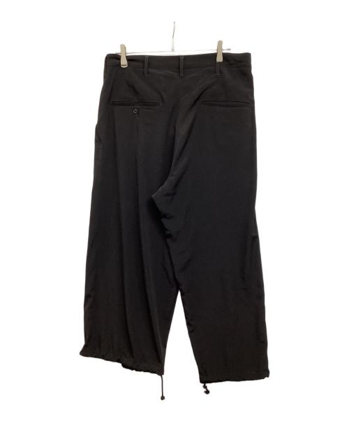 Yohji Yamamoto pour homme（ヨウジヤマモト プールオム）Yohji Yamamoto pour homme (ヨウジヤマモト プールオム) TA TUXEDO R-LEFT TUCKED PANTS ブラック サイズ:2の古着・服飾アイテム