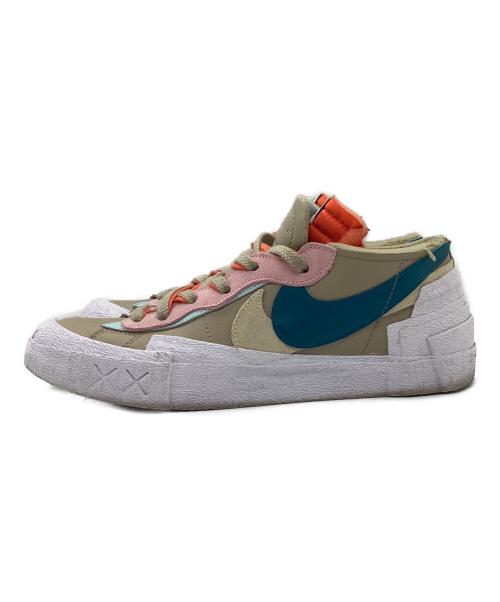 NIKE（ナイキ）NIKE (ナイキ) sacai (サカイ) KAWS (カウズ) ローカットスニーカー ベージュ サイズ:27の古着・服飾アイテム
