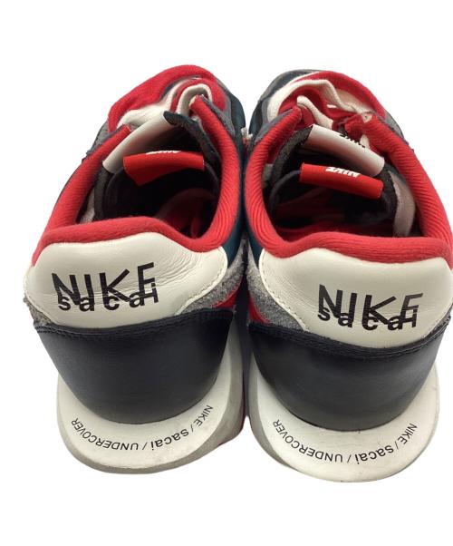 NIKE（ナイキ）NIKE (ナイキ) sacai (サカイ) UNDERCOVER (アンダーカバー) ローカットスニーカー グリーン×レッド サイズ:27ｃｍの古着・服飾アイテム