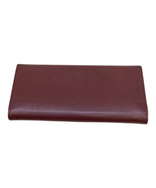 Cartier（カルティエ）Cartier (カルティエ) 長財布　マストライン　FMA G ボルドーの古着・服飾アイテム
