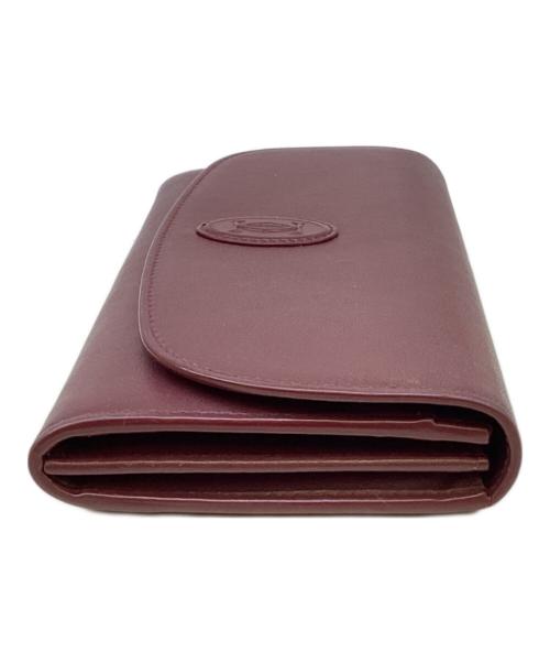 Cartier（カルティエ）Cartier (カルティエ) 長財布　マストライン　FMA G ボルドーの古着・服飾アイテム