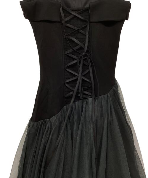 3.401 DEPARTMENT（サントヨンマルイチデパートメント）3.401 DEPARTMENT (サントヨンマルイチデパートメント) チュールワンピース ブラック サイズ:FREEの古着・服飾アイテム