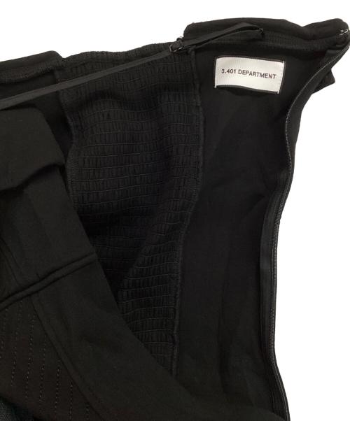 3.401 DEPARTMENT（サントヨンマルイチデパートメント）3.401 DEPARTMENT (サントヨンマルイチデパートメント) チュールワンピース ブラック サイズ:FREEの古着・服飾アイテム