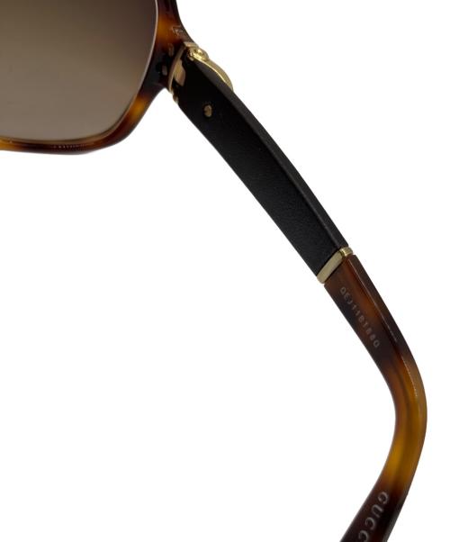GUCCI（グッチ）GUCCI (グッチ) サングラス ブラウン サイズ:60□14 130の古着・服飾アイテム