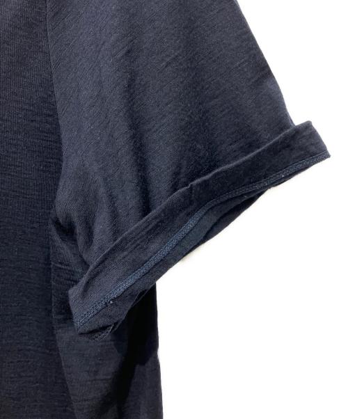 MUSE de Deuxieme Classe（ミューズ ドゥーズィエム クラス）MUSE de Deuxieme Classe (ミューズ ドゥーズィエム クラス) Prime wool jersey Tシャツ ネイビー サイズ:Freeの古着・服飾アイテム