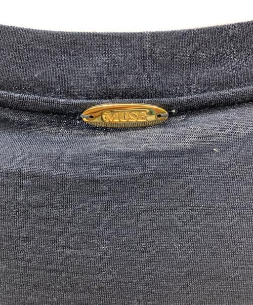 MUSE de Deuxieme Classe（ミューズ ドゥーズィエム クラス）MUSE de Deuxieme Classe (ミューズ ドゥーズィエム クラス) Prime wool jersey Tシャツ ネイビー サイズ:Freeの古着・服飾アイテム
