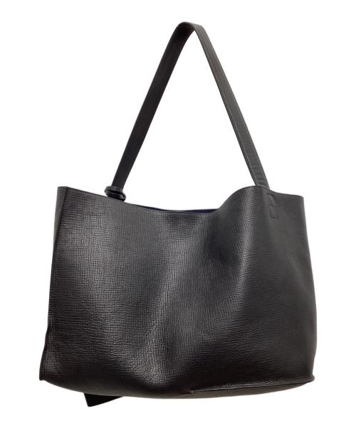 STUDIO NICHOLSON（スタジオ ニコルソン）STUDIO NICHOLSON (スタジオ ニコルソン) THE REFLECTION TOTE/リフレクションレザートートバッグ ブラックの古着・服飾アイテム