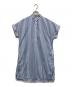 MaxMara LEISURE（マックスマーラレジャー）の古着「バンドカラーシャツワンピース」｜ブルー
