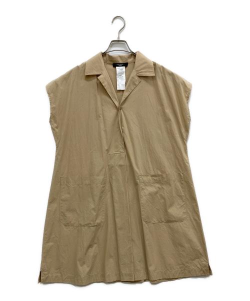 WEEKEND Max Mara（ウィークエンド マックスマーラ）WEEKEND Max Mara (ウィークエンド マックスマーラ) コットン ポプリン シャツ ドレス ベージュ サイズ:SIZE38の古着・服飾アイテム
