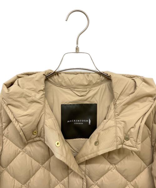 MACKINTOSH LONDON（マッキントッシュ ロンドン）MACKINTOSH LONDON (マッキントッシュ ロンドン) ライトタフタダウンコート ベージュ サイズ:38の古着・服飾アイテム