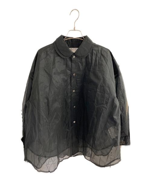 COMME des GARCONS COMME des GARCONS（コムデギャルソン コムデギャルソン）COMME des GARCONS COMME des GARCONS (コムデギャルソン コムデギャルソン) 24SS オーガンジーレイヤードブラウス ブラック サイズ:XSの古着・服飾アイテム