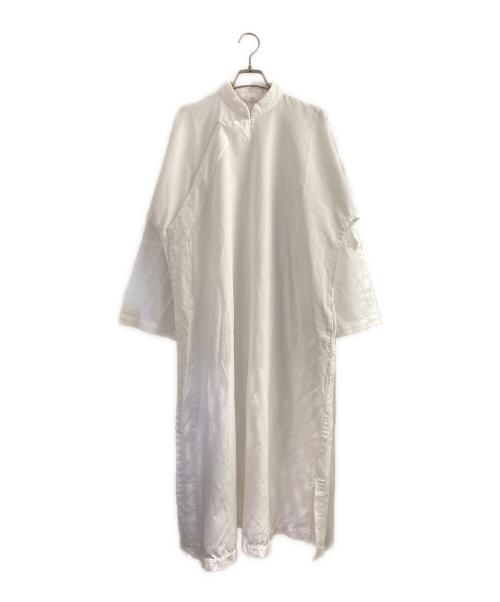 COMME des GARCONS COMME des GARCONS（コムデギャルソン コムデギャルソン）COMME des GARCONS COMME des GARCONS (コムデギャルソン コムデギャルソン) チャイナワンピース ホワイト サイズ:Sの古着・服飾アイテム