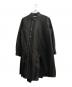 COMME des GARCONS COMME des GARCONS（コムデギャルソン コムデギャルソン）の古着「捻れプリーツシャツジャケットワンピース」｜ブラック