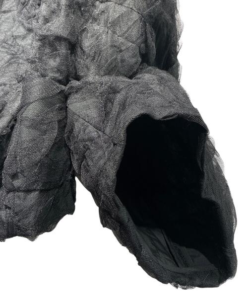 COMME des GARCONS（コムデギャルソン）COMME des GARCONS (コムデギャルソン) チュールレイヤークロップドジャケット ブラック サイズ:Lの古着・服飾アイテム