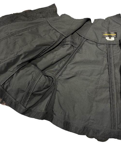 COMME des GARCONS（コムデギャルソン）COMME des GARCONS (コムデギャルソン) チュールレイヤークロップドジャケット ブラック サイズ:Lの古着・服飾アイテム
