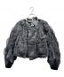 COMME des GARCONS（コムデギャルソン）の古着「チュールレイヤークロップドジャケット」｜ブラック